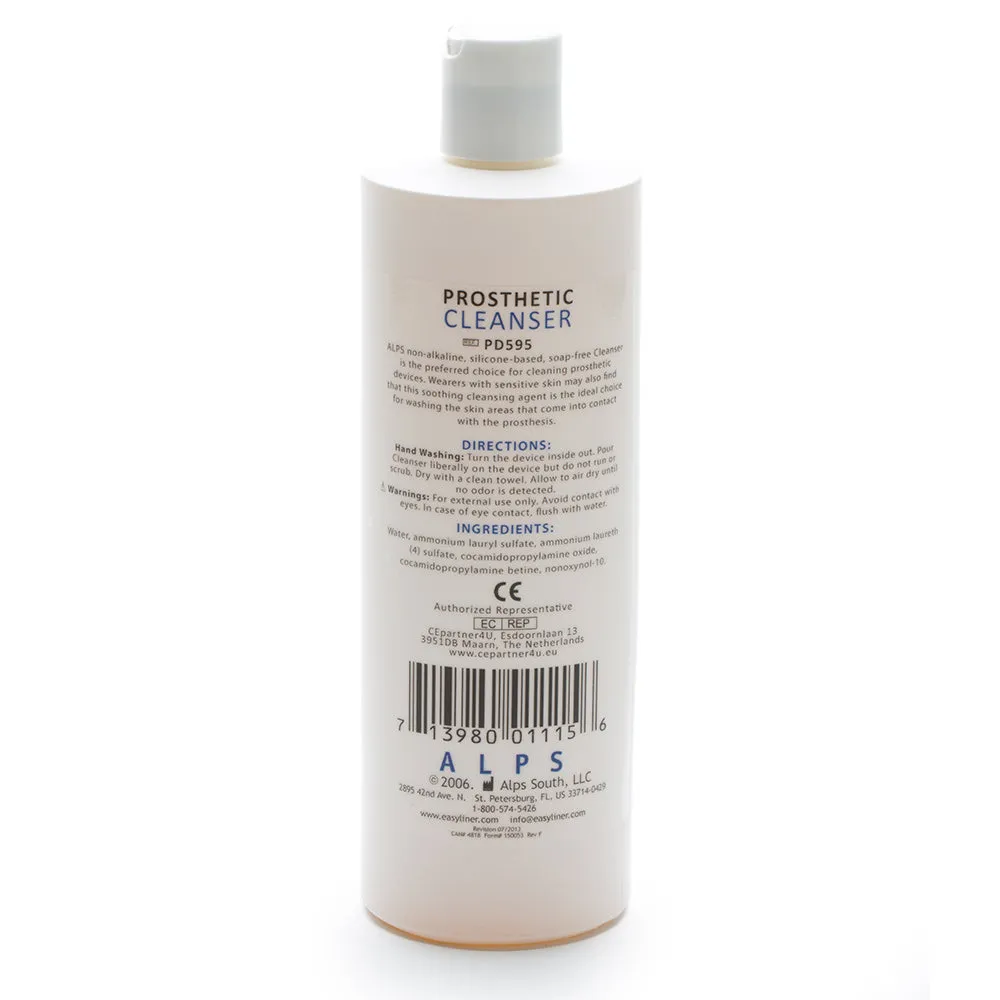 Alps Prosthetic Cleanser pH-Balanced Soap-Free Cleaner, 16 oz bottle