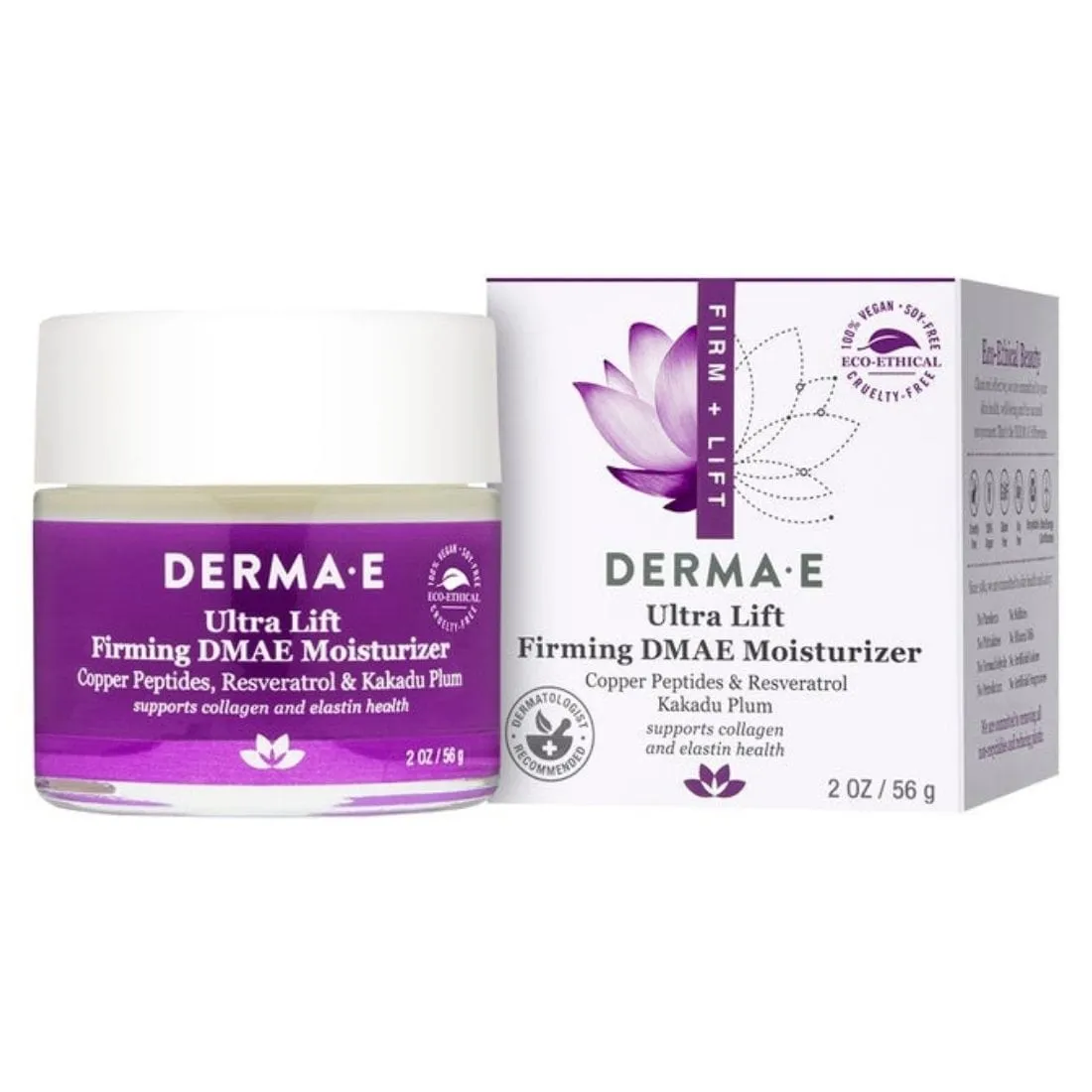 Derma E Ultra Lift Firming DMAE Moisturizer, 56g