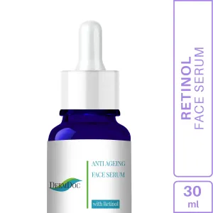 DermDoc 0.1% Retinol Serum (30 ml) | retinol serum | face serum for all skin type | anti aging serum | night face serum | anti ageing face serum | anti wrinkle serum