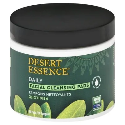 Desert Ess Clnsng Pads Tea TreeCt 50 CT [UNFI #54282] T