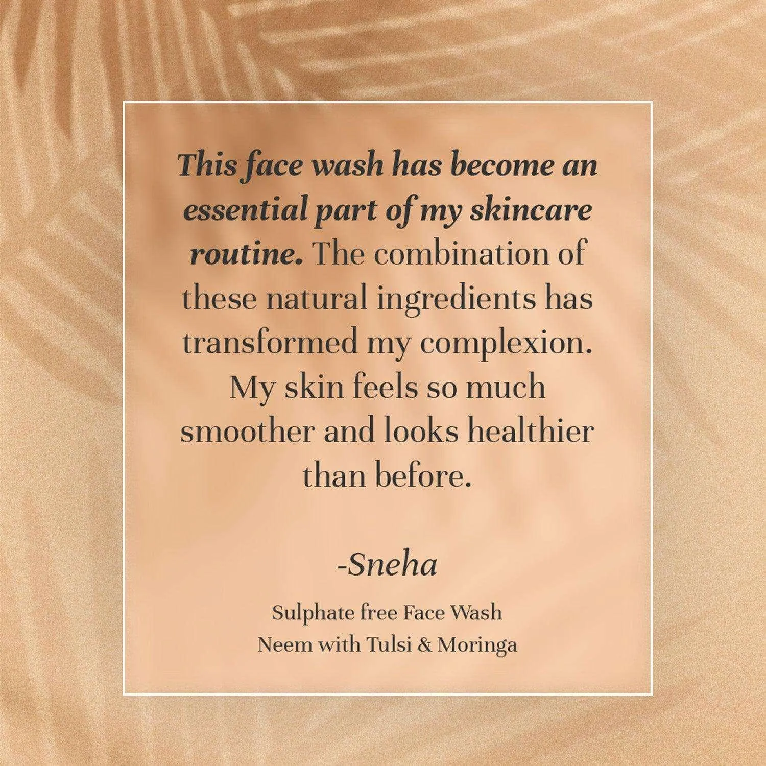 Face Wash With Neem, Tulsi & Moringa