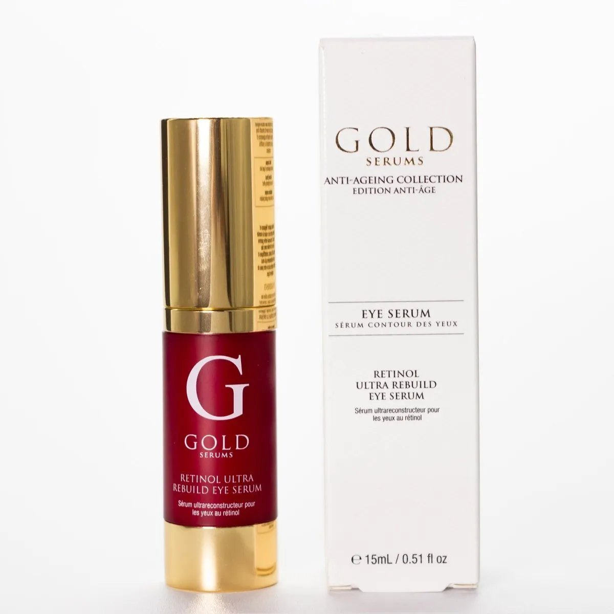 Gold Serums Hyaluronic Acid Duo Moisturiser & Retinol Eye Serum