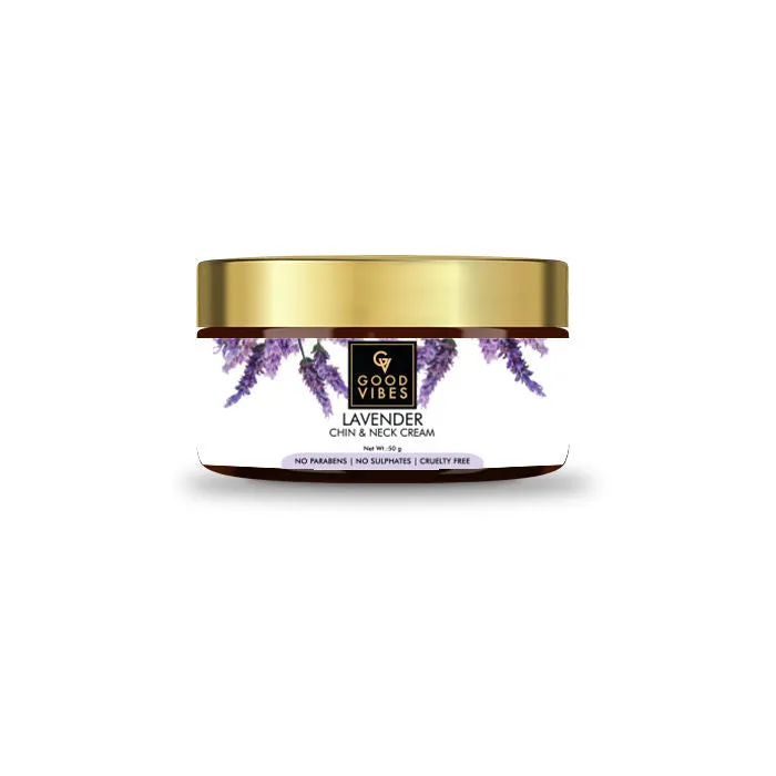 Good Vibes Chin and Neck Skin Firming and Tightening Cream - Lavender (50 gm)