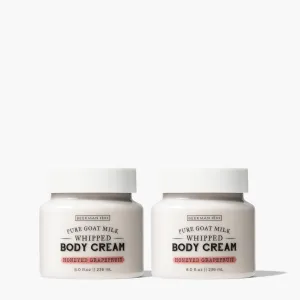 Honeyed Grapefruit Whipped Body Cream Set of 2