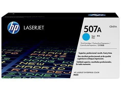 HP 507A Cyan Toner Cartridge- CE401A