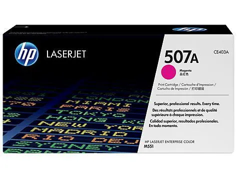 HP 507A Magenta Toner Cartridge- CE403A