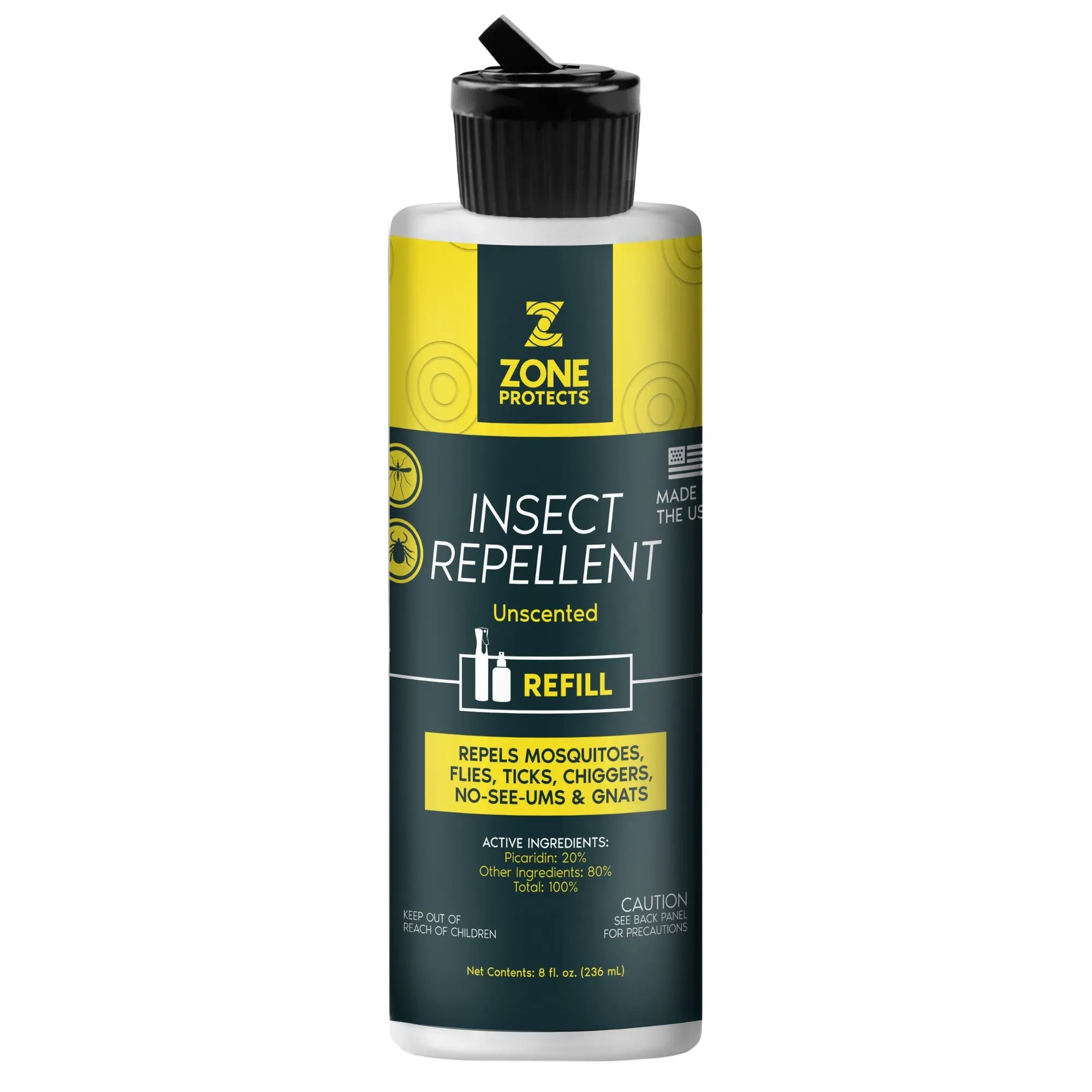 Insect Repellent, Unscented Picaridin, Refill