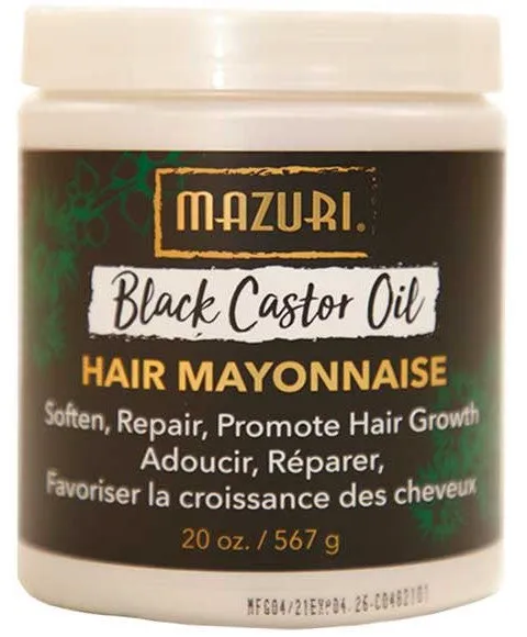 Mazuri Black Castor Oil Hair Mayonnaise For Weak & Damaged Hair 567g