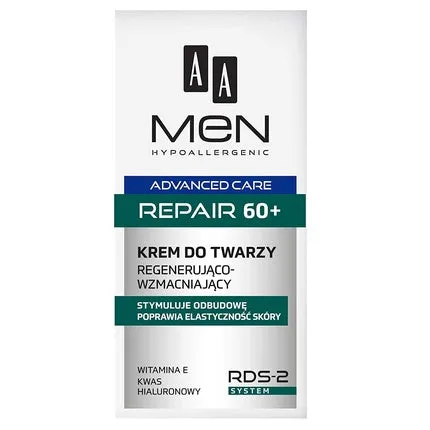 Men Advanced Care Repair 60  Regenerating and firming face cream 50ml, Aa