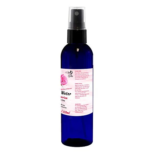 Natural Rose Water Face Toner - 100% Pure Bulgarian Rosewater Hydrosol, Natural Skin Toner – Reduces Redness and helps with Acne Prone Skin - Facial Fine Mist Spray 4 oz