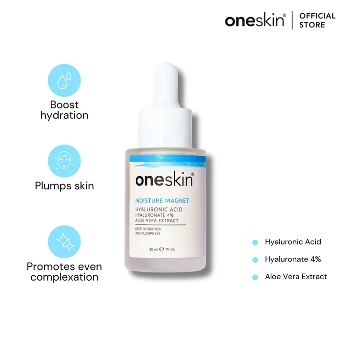 Oneskin Moisture Magnet - Hyaluronic Acid 4%, Aloe Vera Extract - 30ml