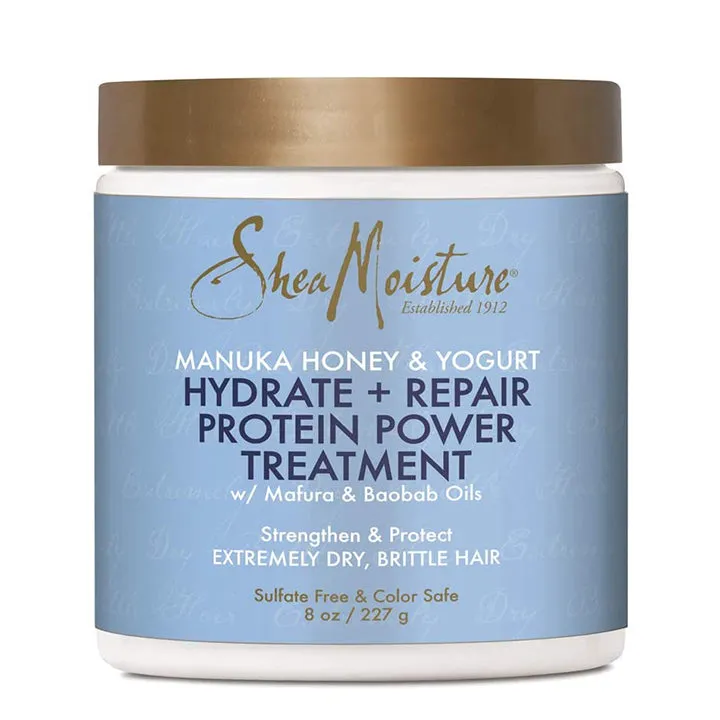 Shea Moisture Manuka Honey & Yogurt Hydrate   Repair Protein Power Treatment 8 oz