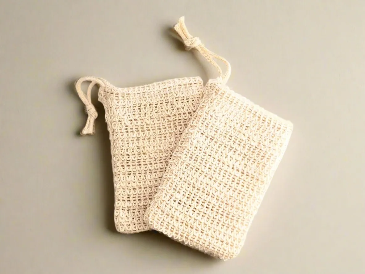 Soap Saver Bag - Sisal Bag Body Scrubber - Hemp Bag