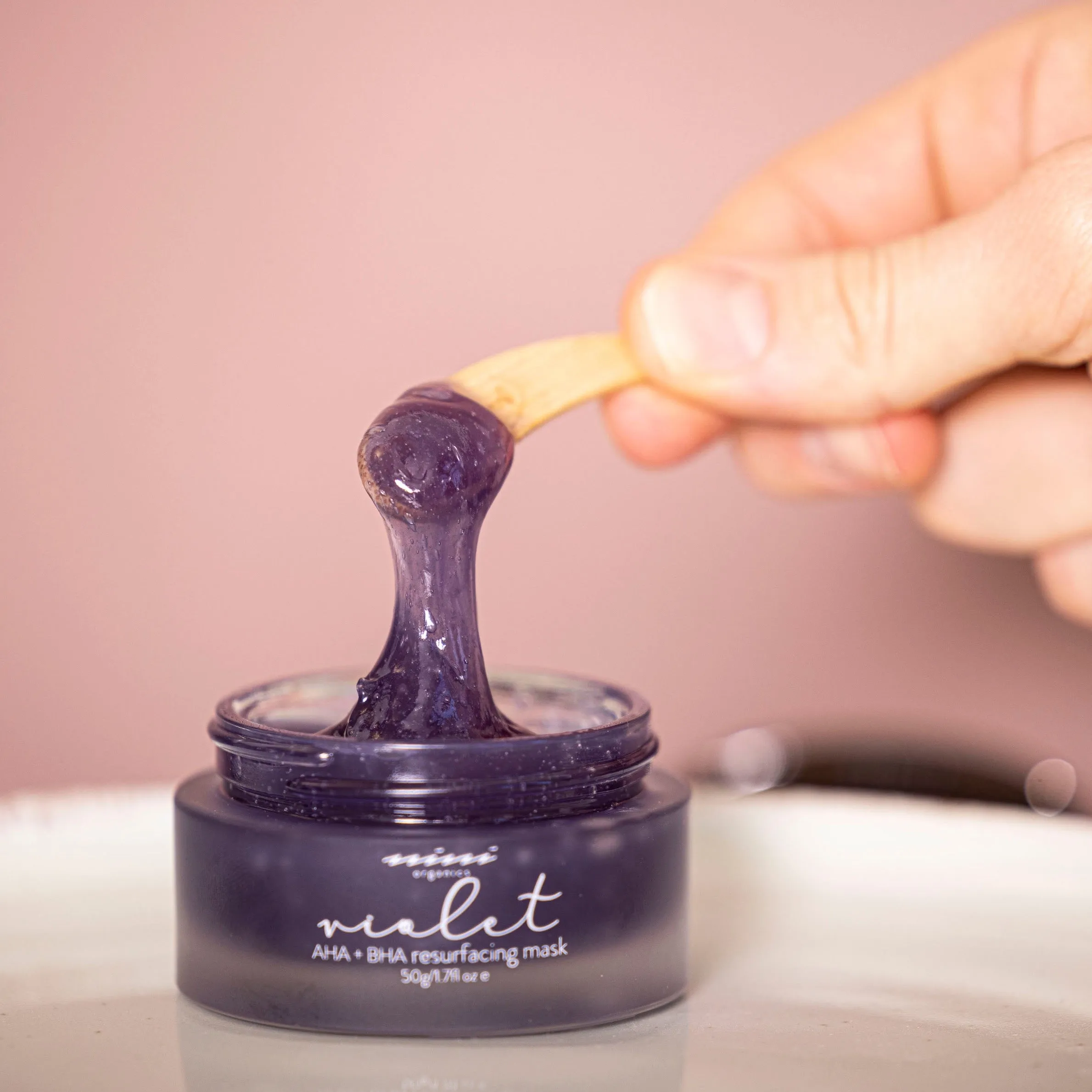 Violet AHA   BHA Resurfacing Mask