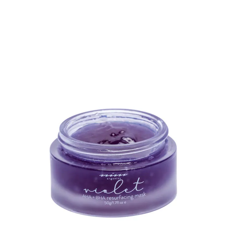 Violet AHA   BHA Resurfacing Mask